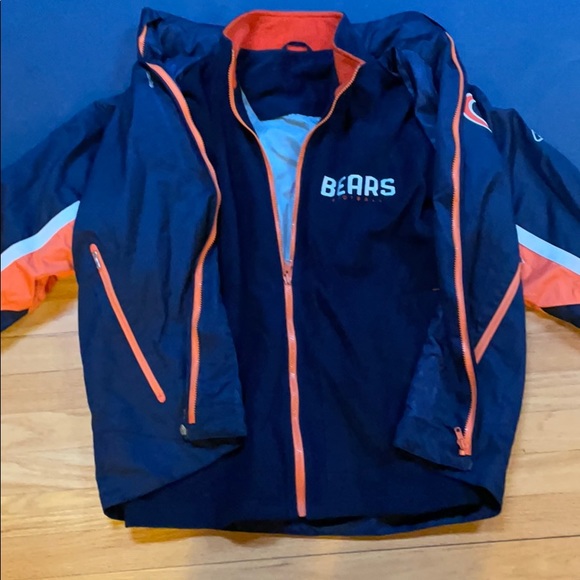 Chicago Bears authentic NFL Onfield 2n1 jacket - Picture 3 of 10